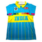 India Cricket Jersey Shirt 1996 World Cup Retro Vintage ODI Replica