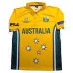 Australia Cricket 2003 World Cup Shirt – Retro Replica Remake by 92 Sports