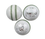 White Leather Cricket Ball Junior Training & Match Hand Stitched 92 Sports