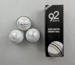 White Leather Cricket Ball Junior Training & Match Hand Stitched 92 Sports - Image 3